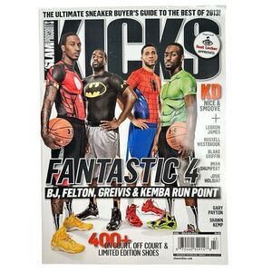 Slam Magazine KICKS 2013 Sneakers BJ Felton Grieves Kemba Walker FANTASTIC 4